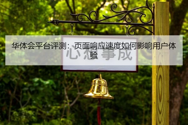 华体会平台评测：页面响应速度如何影响用户体验